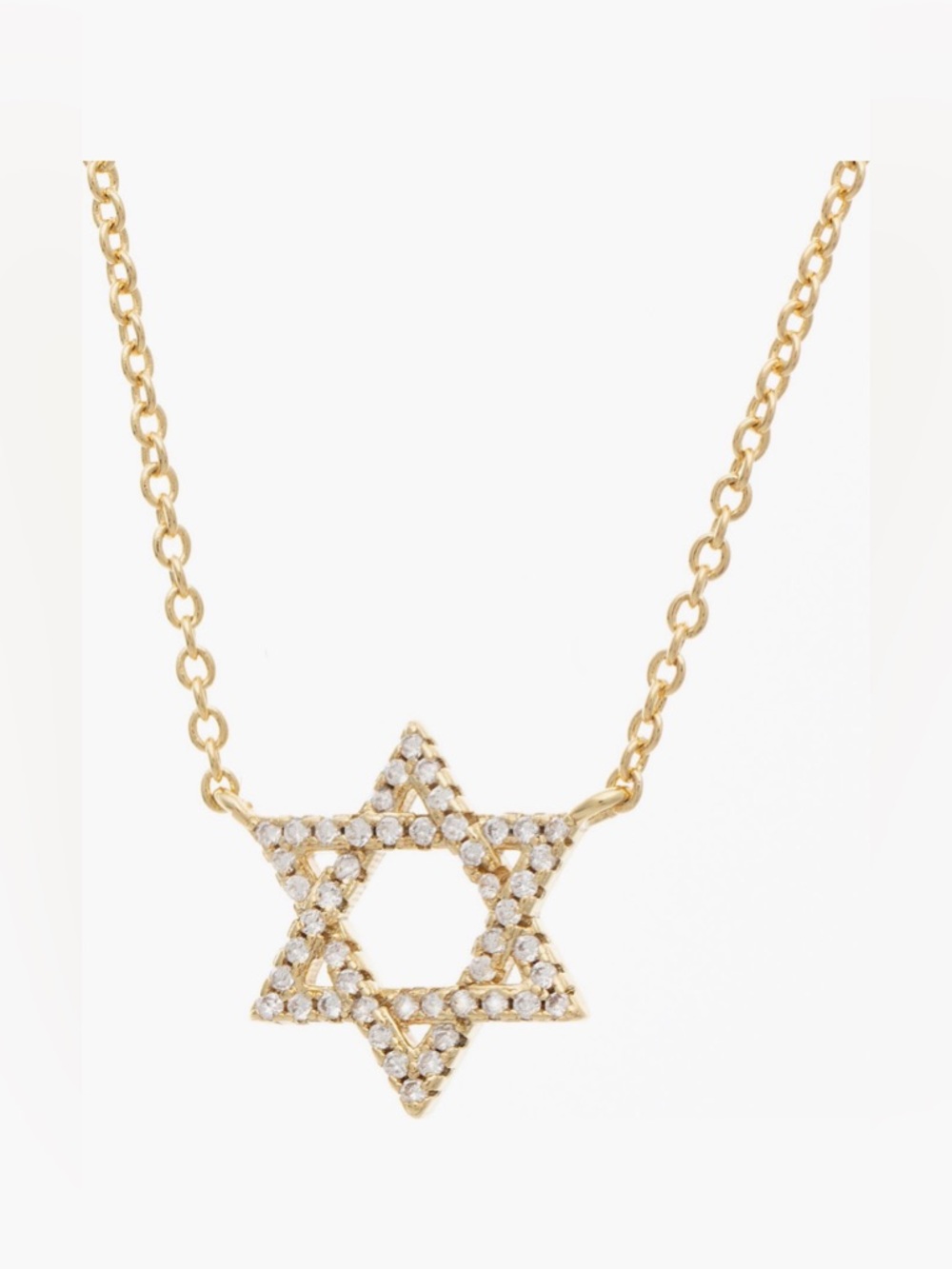 NWOT RIVKA FRIEDMAN
Pavé CZ Star of David Pendant
Necklace